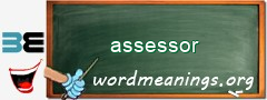 WordMeaning blackboard for assessor